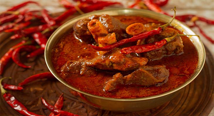 Laal Maas – Famous spicy mutton curry of Rajasthan