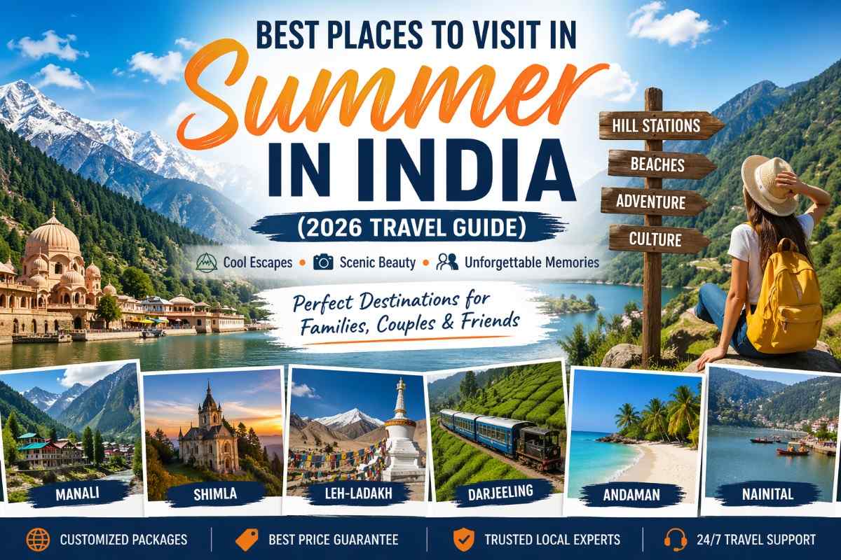 10 Best Places to Visit in Summer in India (2026 Guide for Family &amp; Friends)
