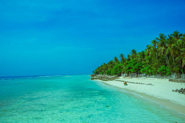 Tropical island paradise in Lakshadweep for romantic vacations