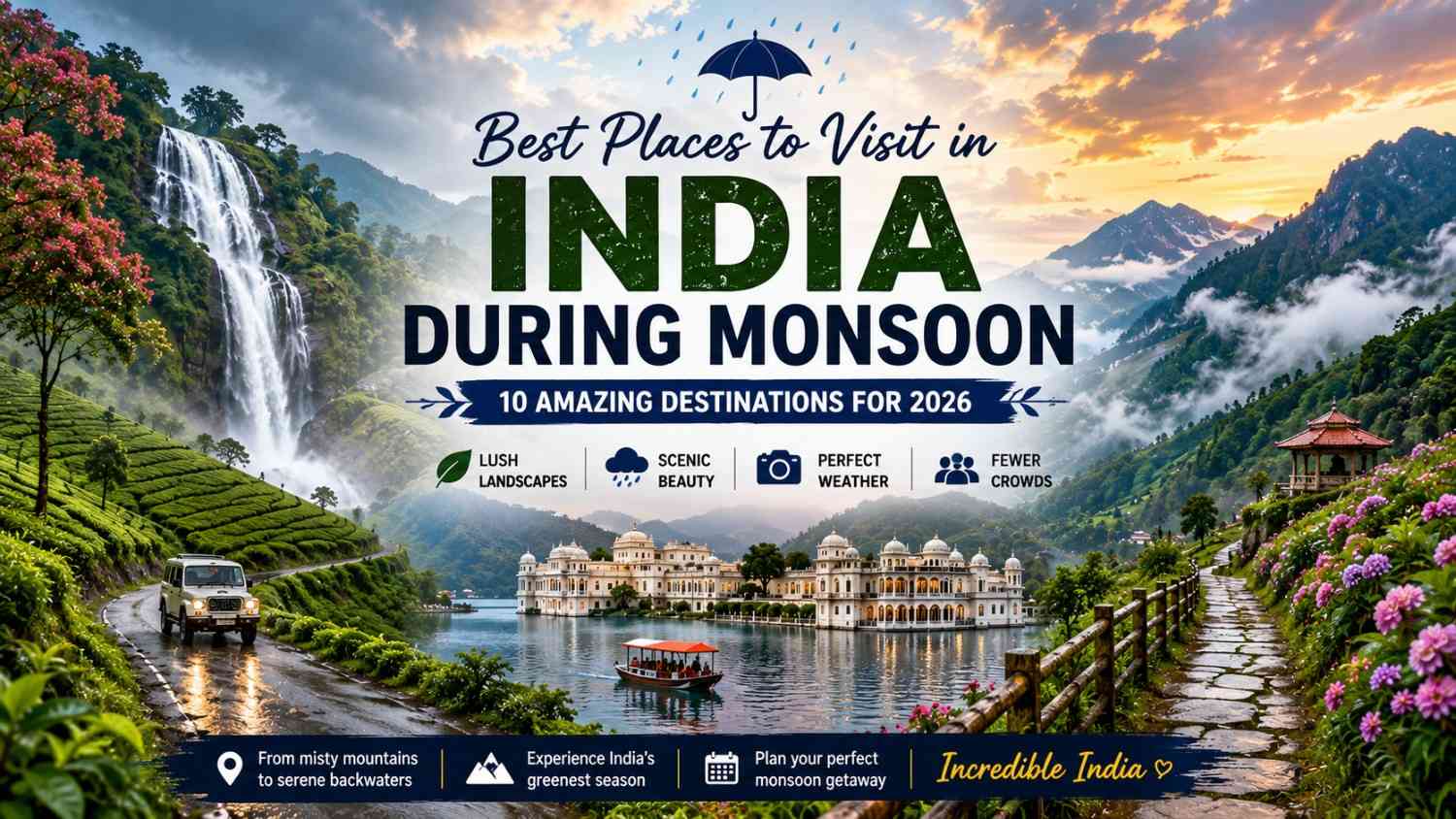 Best Places to Visit in India During Monsoon in 2026