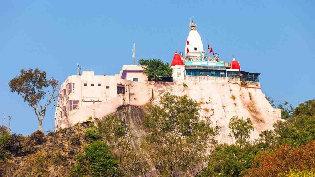 Mansa Devi Temple, one of nine stops on the Nau Devi Darshan yatra