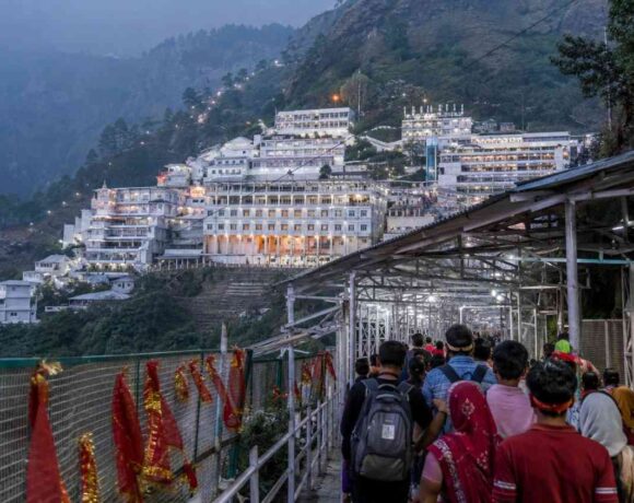 NRI family on the Vaishno Devi pilgrimage trek