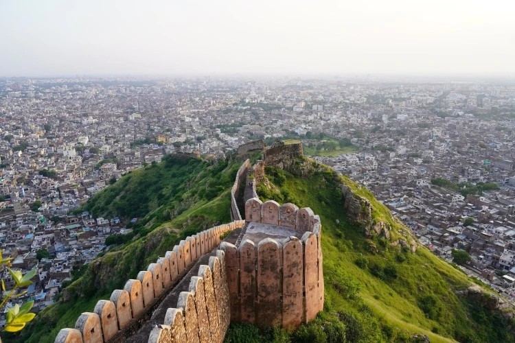 Nahargarh Fort Jaipur Nahargarh Fort overlooking Jaipur city and the Aravalli Hills