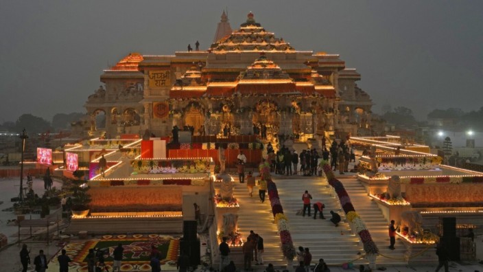 Ram Mandir temple in Ayodhya, Uttar Pradesh