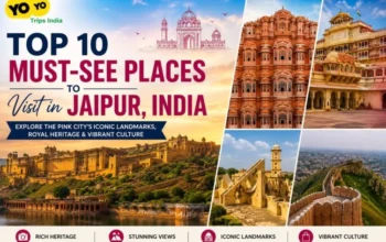 Top 10 must-see places to visit in Jaipur, including Amber Fort and Hawa Mahal