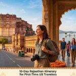 Map and heritage palace highlights of 10 day rajasthan itinerary for us travelers