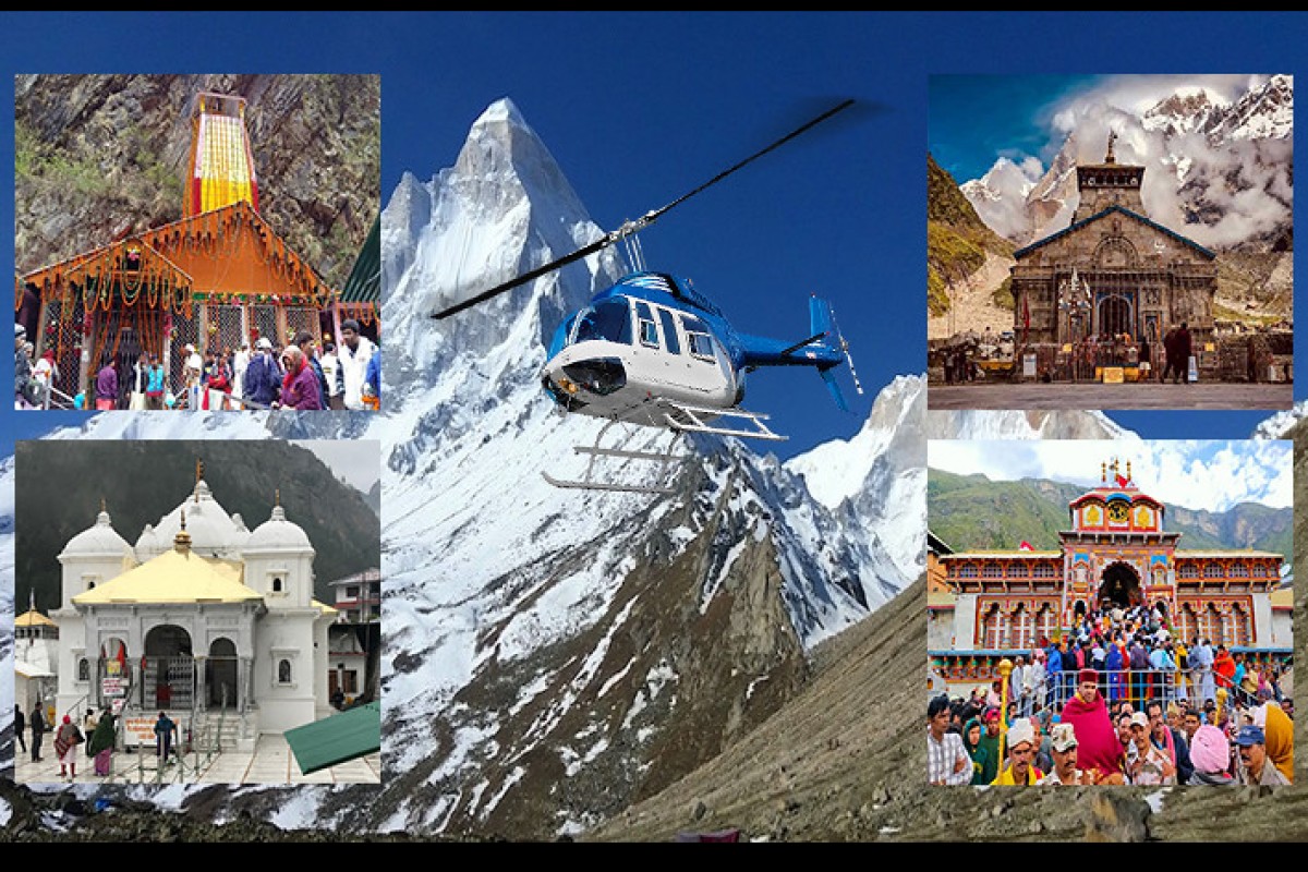 Chardham-yatra-by-helicopter-showing-Yamunotri-Gangotri-Kedarnath-and-Badrinath-Temples